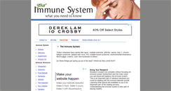 Desktop Screenshot of immunesystemetc.com