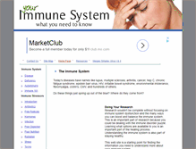 Tablet Screenshot of immunesystemetc.com